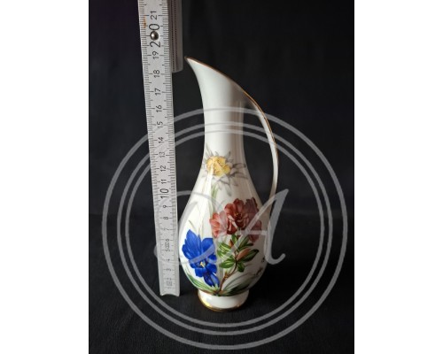 Vintage Alpine Style Porcelain Vase-Jug