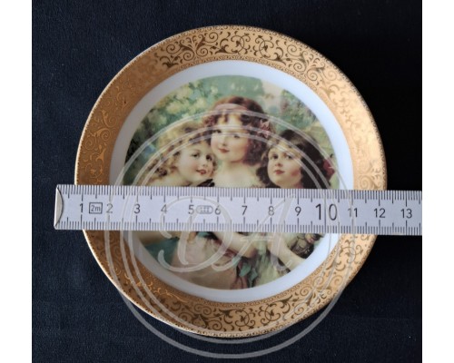 Collectible Decorative Plate - "Pet and Toy" from the "Victorian Dreams" Series