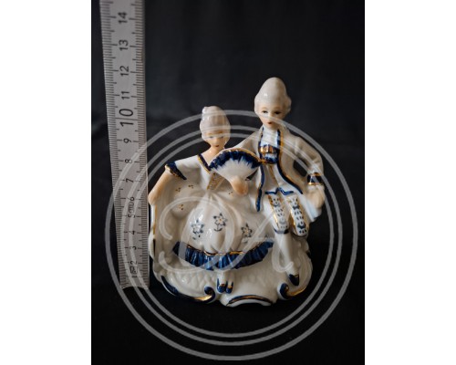 Vintage Danish 'Cavalier and Lady' Figurine