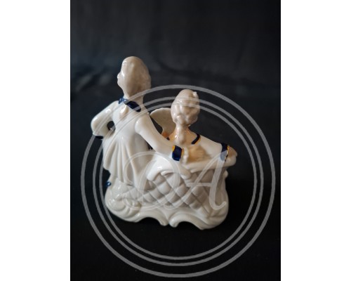 Vintage Danish 'Cavalier and Lady' Figurine