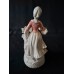 Vintage Porzellanfigur „Dame mit Tamburin“ aus den 1940er Jahren
