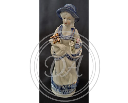Vintage Porcelain Figurine "Lady in a Hat"