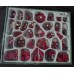 Vintage-Set traditioneller deutscher Holz-Weihnachtsbaumschmuck, Sammlerstücke (30 Stück)