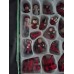 Vintage-Set traditioneller deutscher Holz-Weihnachtsbaumschmuck, Sammlerstücke (30 Stück)
