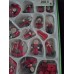 Vintage-Set traditioneller deutscher Holz-Weihnachtsbaumschmuck, Sammlerstücke (30 Stück)