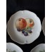 Königlich Tettau (Königliches Tettau) aus Bayern, Deutschland, Dessertteller-Set mit Früchten
