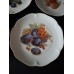 Königlich Tettau (Königliches Tettau) aus Bayern, Deutschland, Dessertteller-Set mit Früchten