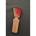 Bottle Stopper with Natural Red Agate Handle