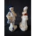 Vintage Paired Porcelain Figurines: "Gallant Scene" or "Lady and Gentleman"