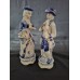 Sammler-Porzellanfiguren "Dame und Kavalier" im Stil des 18. Jahrhunderts
