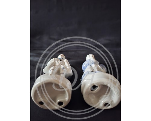 Set von Vintage-Porzellanfiguren "Kavalier und Dame"