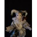 Collectible Vintage Porcelain Jester or Harlequin Doll. 1950s