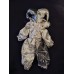 Collectible Vintage Porcelain Jester or Harlequin Doll. 1950s