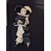 Vintage Porzellanpuppe Harlekin (oder Pierrot) aus den 1980ern