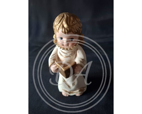 Vintage Ceramic Singing Angel Figurine
