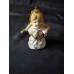 Vintage Christmas Angel Bell Ornament Playing Lute or Domra