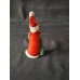 Antique Handmade Ceramic Ded Moroz (Saint Nicholas) Figurine, 1930s-1950s