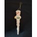 Vintage Porcelain Christmas Tree Toy "Snowman"