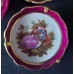 Vintage Miniatur-Dekorationsteller aus berühmtem Limoges-Porzellan (Frankreich)