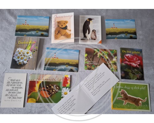 Collection of 12 greeting cards