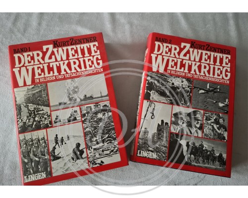 2 volumes “The Second World War in Pictures and Factual Reports”