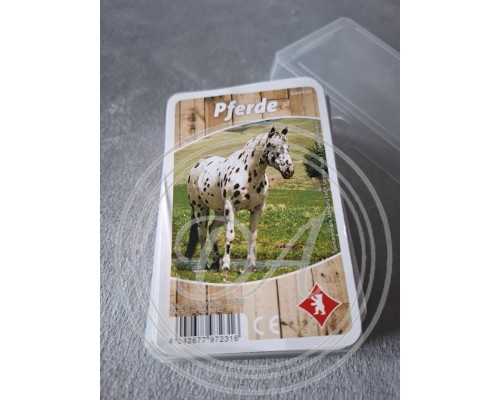 Card game quartet “Horses” by Altenburger.