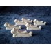 Porcelain knife block set by Eva d'Arley