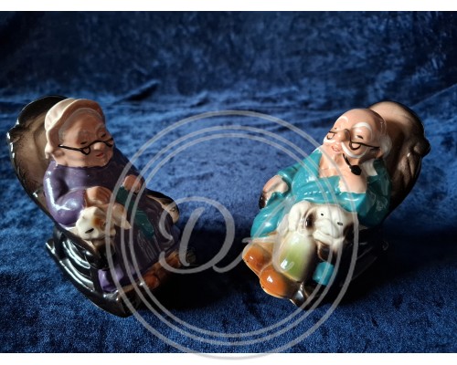 Salt and pepper shakers “Grandma and Grandpa” Germany