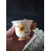 Antique Limoges Moka Cup, France. This decor is called "Sunflower"