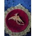 Vintage-Brosche „Feuervogel“ rosa Strassstein 1960er-1980er Jahre, Frankreich
