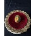 Brooch or Oval Cabochon with Reproduction of Madame Molé-Reymond's Portrait