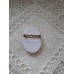 Brooch or Oval Cabochon with Reproduction of Madame Molé-Reymond's Portrait
