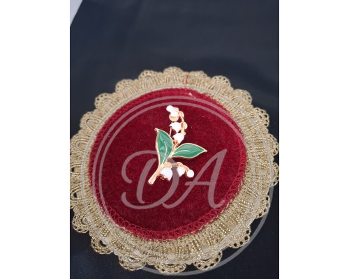 Brooch "Lily of the Valley"