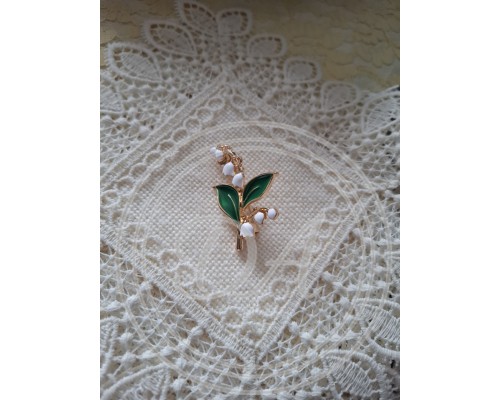 Brooch "Lily of the Valley"