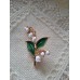Brooch "Lily of the Valley"