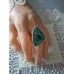 Ring with inserts model «Emerald Spark» by Bijou Brigitte