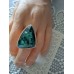 Ring with inserts model «Emerald Spark» by Bijou Brigitte