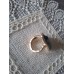 Ring with inserts model «Emerald Spark» by Bijou Brigitte