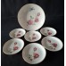 Vintage Plate Set by German Brand Creidlitz Bavaria. (1+ 6 pcs)