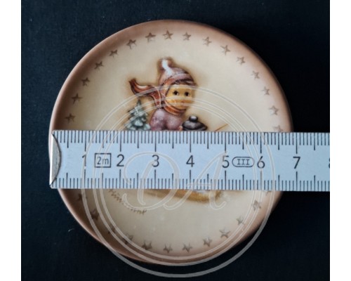 Goebel M.J. Hummel Sammler-Miniaturteller "Fahrt in die Weihnacht"