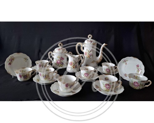 "Limoges" tea and coffee set for 8 persons