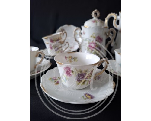 "Limoges" tea and coffee set for 8 persons