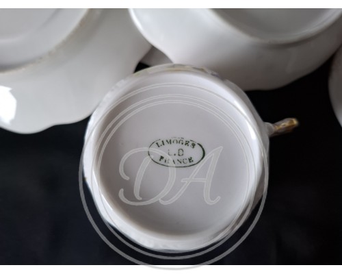 "Limoges" tea and coffee set for 8 persons