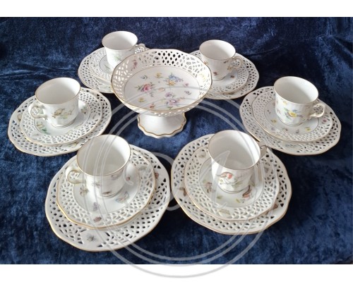 Tea and coffee set for 6 persons. Burg Lindau.