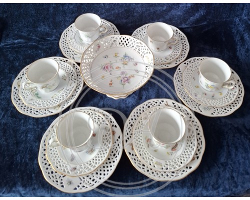 Tea and coffee set for 6 persons. Burg Lindau.