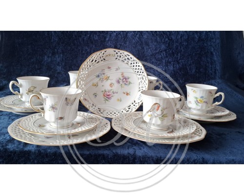 Tea and coffee set for 6 persons. Burg Lindau.