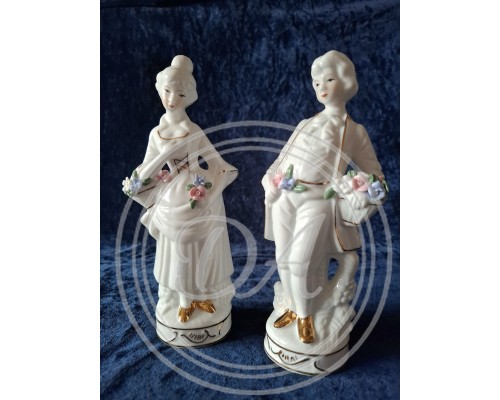PMI figurines “He and She” in Baroque style.