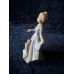 Vintage porcelain figurine "Girl with Umbrella" from Germany.