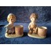 Figures, a pair of “girl and boy with baskets”, Germany