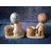 Figures, a pair of “girl and boy with baskets”, Germany